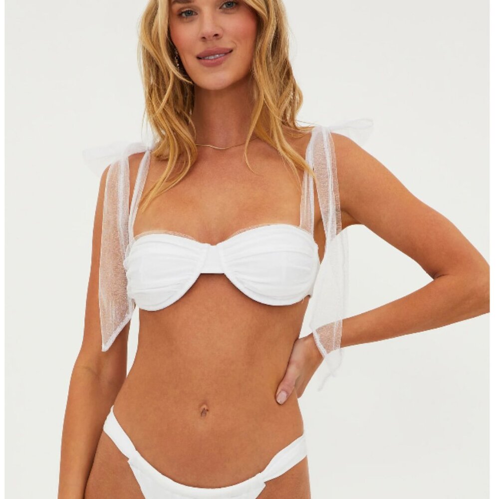 NWT Beach Riot Drea Top White, Size Medium